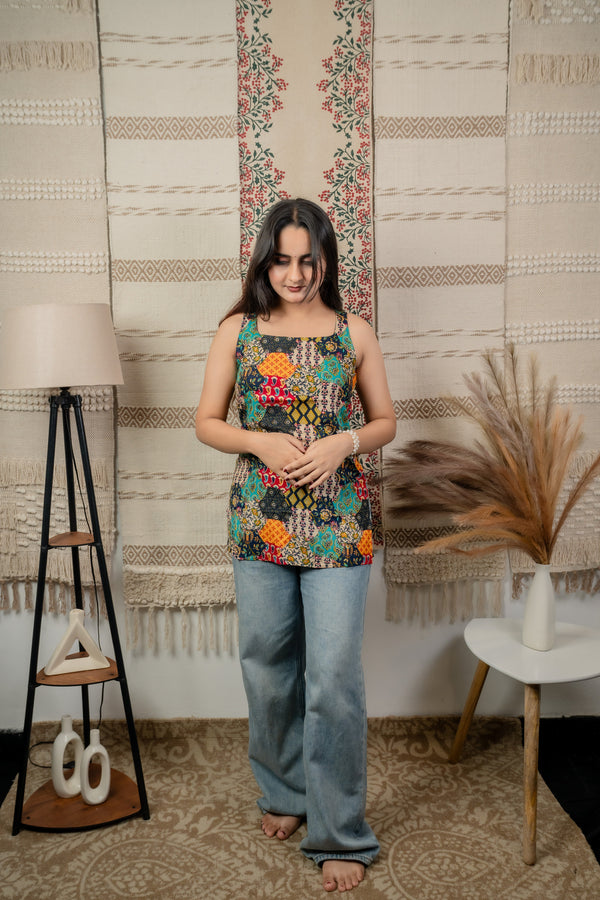 Rangmahal Scoop back Kurti