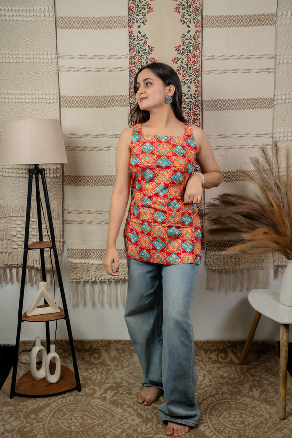 Gulzar Scoop back Kurti